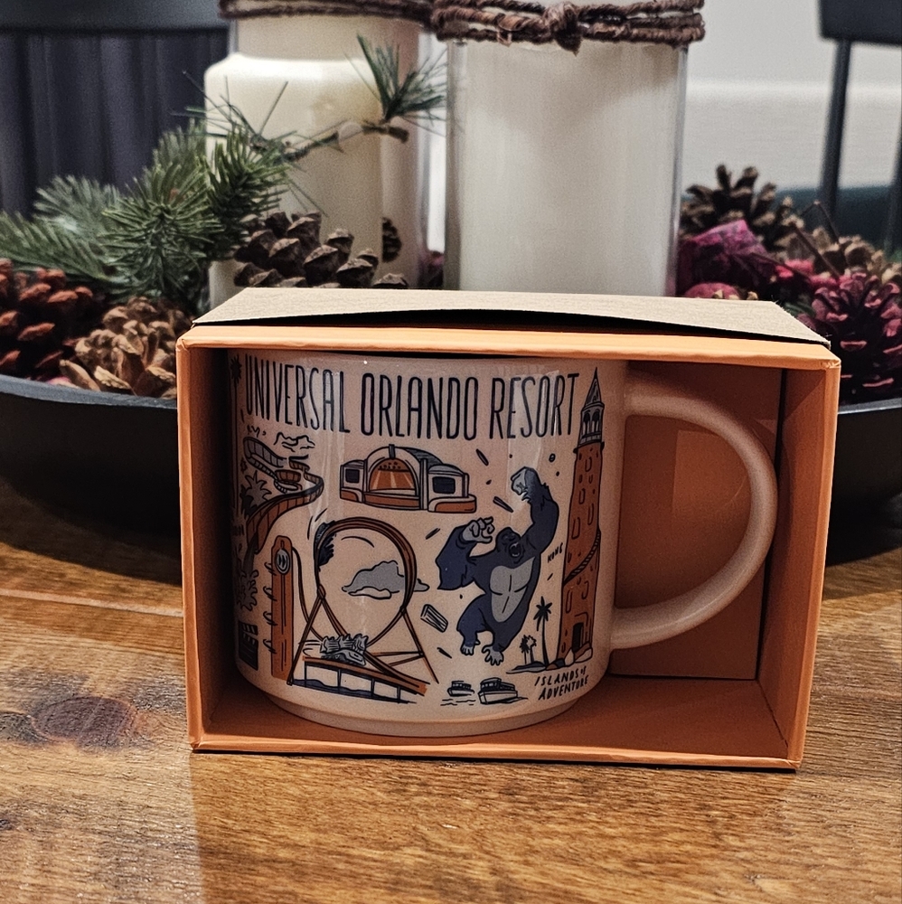 Starbucks been there series universal studio orlando mug new in box!
